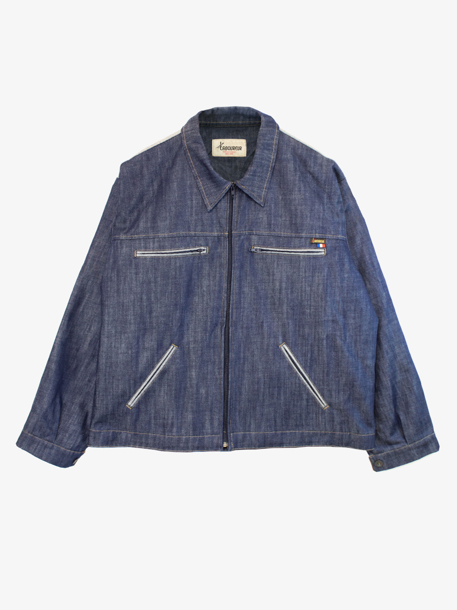 blouson costaud en denim