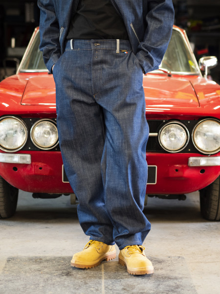 largeot costaud en denim