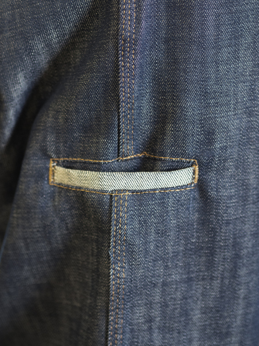 poche mètre denim du largeot costaud